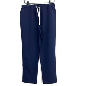Figs Scrub Pants Men's S Navy Blue Technical Collection Drawstring waist EUC
